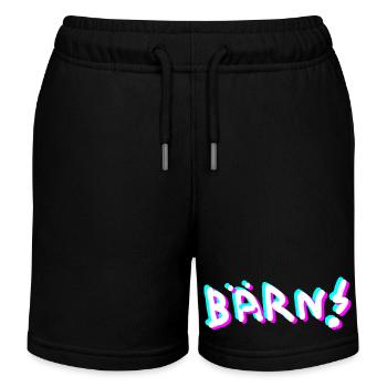 BÄRN Bern - Kinder Organic Joggingshorts Mini Bolter von Stanley/Stella - Schwarz - Vorne