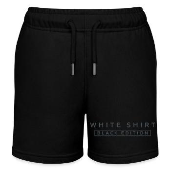 White Shirt Black Edition - Kinder Organic Joggingshorts Mini Bolter von Stanley/Stella - Schwarz - Vorne