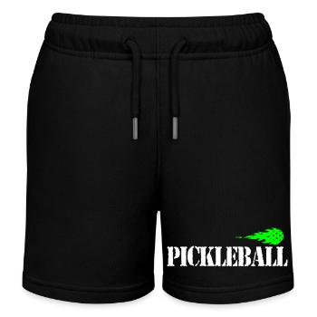 Pickleball - Kinder Organic Joggingshorts Mini Bolter von Stanley/Stella - Schwarz - Vorne