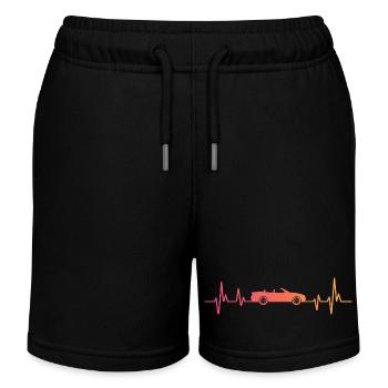 Sunset Cabriolet Cabriolet - Kinder Organic Joggingshorts Mini Bolter von Stanley/Stella - Schwarz - Vorne