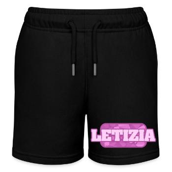 Letizia as organic - Kids Organic Sweat Shorts by Stanley/Stella - black - Front