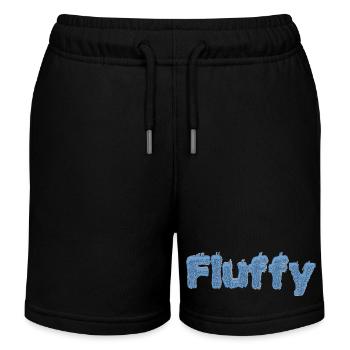 Fluffy - Kids Organic Sweat Shorts by Stanley/Stella - black - Front