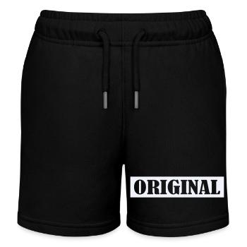 Original - Kids Organic Sweat Shorts by Stanley/Stella - black - Front