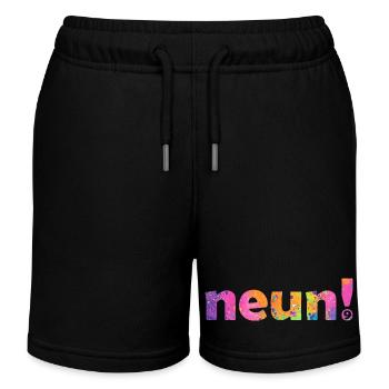 NEUN 9 JAHRE 9. GEBURTSTAG - Kinder Organic Joggingshorts Mini Bolter von Stanley/Stella - Schwarz - Vorne