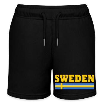 Suède - Short de jogging enfant bio Stanley/Stella - noir - Devant