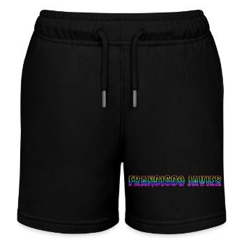 Francisco Javier RS Rainbow - Kids Organic Sweat Shorts by Stanley/Stella - black - Front