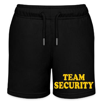 Team security - Kinder Organic Joggingshorts Mini Bolter von Stanley/Stella - Schwarz - Vorne