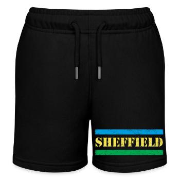 Sheffield - Kinder Organic Joggingshorts Mini Bolter von Stanley/Stella - Schwarz - Vorne