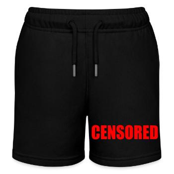 censored - Kinder Organic Joggingshorts Mini Bolter von Stanley/Stella - Schwarz - Vorne