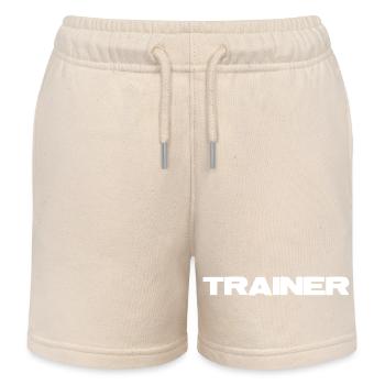 Trainer Power - Kids Organic Sweat Shorts by Stanley/Stella - soft Ecru - Front