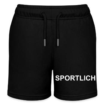 Sportif - Short de jogging enfant bio Stanley/Stella - noir - Devant