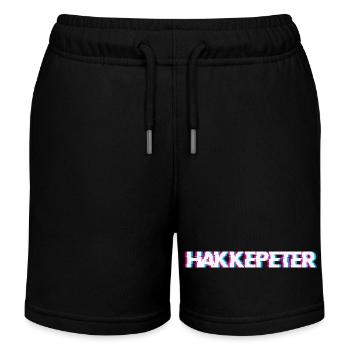 Hardtekk Tekk - Kids Organic Sweat Shorts by Stanley/Stella - black - Front