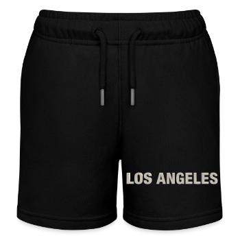 LOS ANGELES – Typographie moderne du béton - Short de jogging enfant bio Stanley/Stella - noir - Devant