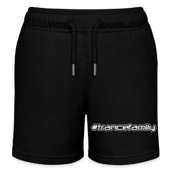 TranceFamily - Kinder Organic Joggingshorts Mini Bolter von Stanley/Stella - Schwarz - Vorne