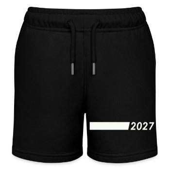 2027 - Kinder Organic Joggingshorts Mini Bolter von Stanley/Stella - Schwarz - Vorne
