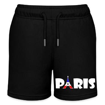 Paris - Short de jogging enfant bio Stanley/Stella - noir - Devant