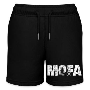 mofa shirt - Kinder Organic Joggingshorts Mini Bolter von Stanley/Stella - Schwarz - Vorne