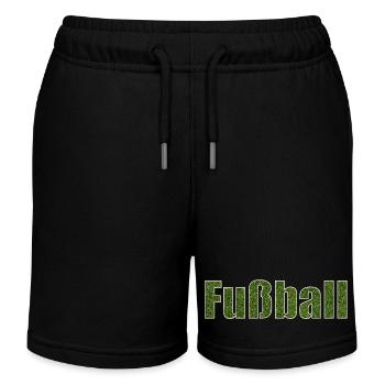 Fussball - Kinder Organic Joggingshorts Mini Bolter von Stanley/Stella - Schwarz - Vorne
