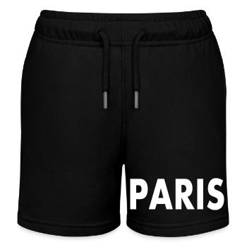 Paris - Short de jogging enfant bio Stanley/Stella - noir - Devant