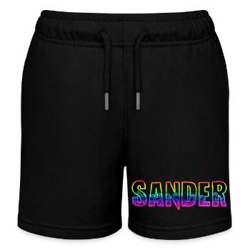 sander rs regenbogen - Kinder Organic Joggingshorts Mini Bolter von Stanley/Stella - Schwarz - Vorne