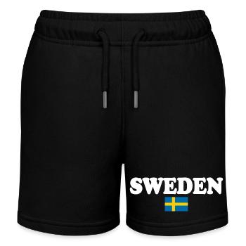 Suède - Short de jogging enfant bio Stanley/Stella - noir - Devant