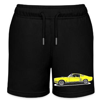 Voiture - Short de jogging enfant bio Stanley/Stella - noir - Devant