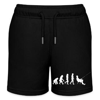 Evolution Pêcheur - Short de jogging enfant bio Stanley/Stella - noir - Devant