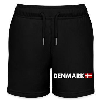 Denmark - Kids Organic Sweat Shorts by Stanley/Stella - black - Front