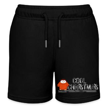 Polarkreis Weihnachten - Kinder Organic Joggingshorts Mini Bolter von Stanley/Stella - Schwarz - Vorne