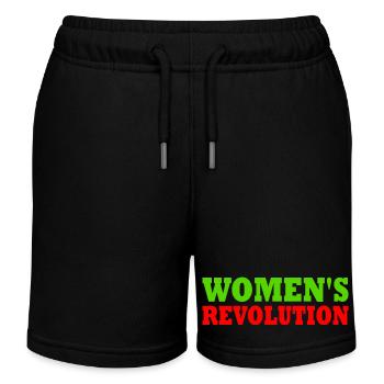 Womens revolution - Short de jogging enfant bio Stanley/Stella - noir - Devant
