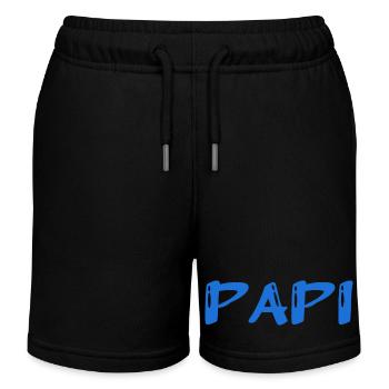 GRANDPA. GRANDPA. FATHER's DAY. HAPPY BIRTHDAY GRANDPA - Kids Organic Sweat Shorts by Stanley/Stella - black - Front