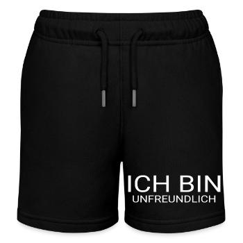 Inamical - Short de jogging enfant bio Stanley/Stella - noir - Devant
