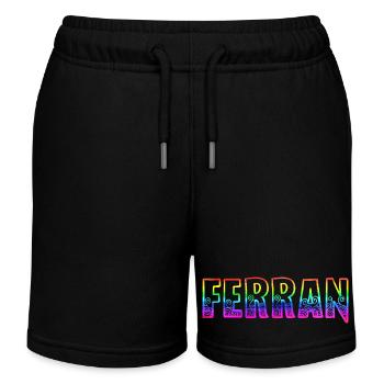 Ferran RS Rainbow - Kids Organic Sweat Shorts by Stanley/Stella - black - Front
