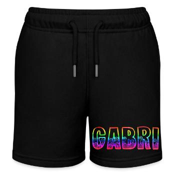 Gabriel RS Arc-en-ciel - Short de jogging enfant bio Stanley/Stella - noir - Devant