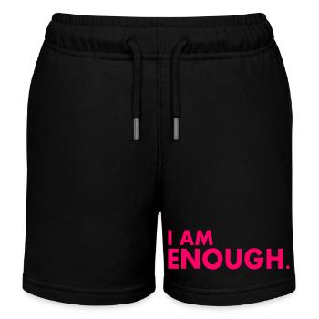 I am enough - Kids Organic Sweat Shorts by Stanley/Stella - black - Front