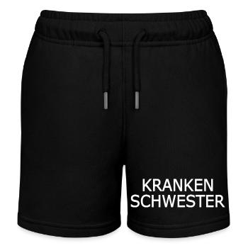 krankenschwester - Kinder Organic Joggingshorts Mini Bolter von Stanley/Stella - Schwarz - Vorne