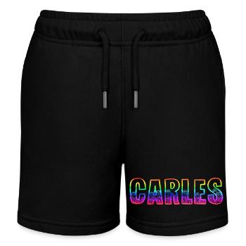 Carles RS Arc-en-ciel - Short de jogging enfant bio Stanley/Stella - noir - Devant