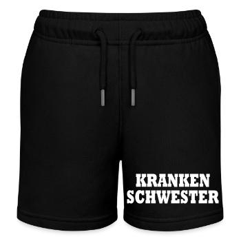 krankenschwester - Kinder Organic Joggingshorts Mini Bolter von Stanley/Stella - Schwarz - Vorne