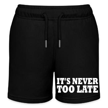 Its never too late - Kinder Organic Joggingshorts Mini Bolter von Stanley/Stella - Schwarz - Vorne