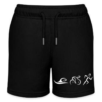Triathlon - Short de jogging enfant bio Stanley/Stella - noir - Devant