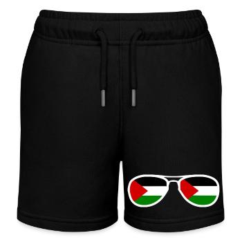 palestina - Kids Organic Sweat Shorts by Stanley/Stella - black - Front