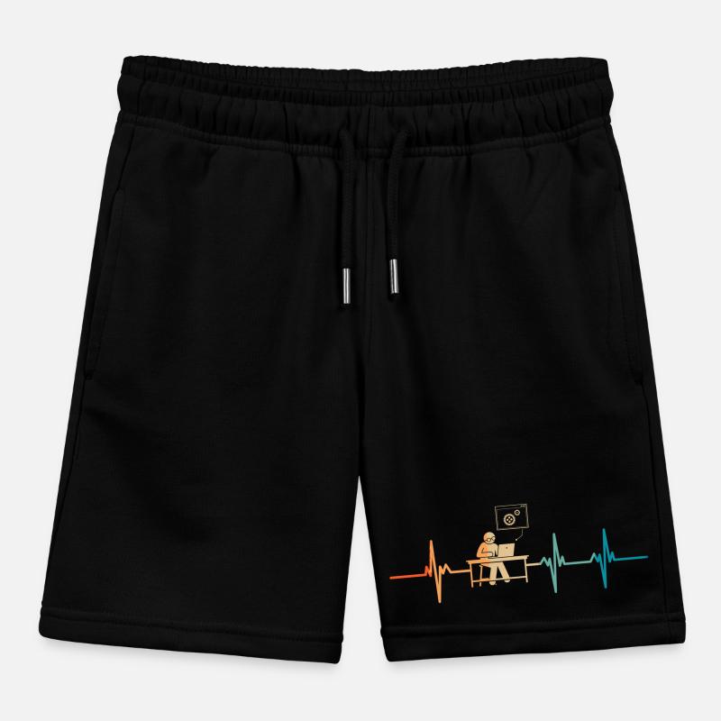 Heartbeat-Programmierer Kinder Organic Joggingshorts Mini Bolter von Stanley/Stella