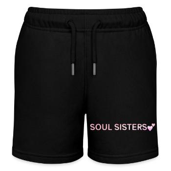 Beste Freunde - Kinder Organic Joggingshorts Mini Bolter von Stanley/Stella - Schwarz - Vorne