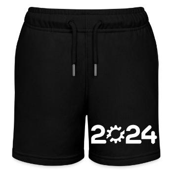 2024 - Kinder Organic Joggingshorts Mini Bolter von Stanley/Stella - Schwarz - Vorne