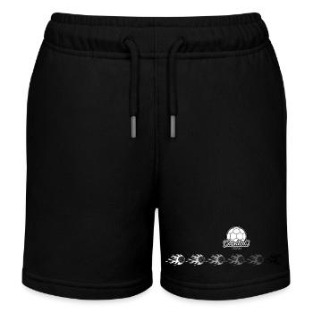 Handball - Kinder Organic Joggingshorts Mini Bolter von Stanley/Stella - Schwarz - Vorne