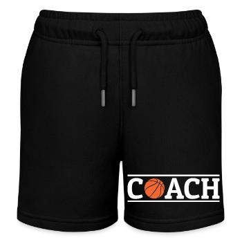 Basket-ball - Short de jogging enfant bio Stanley/Stella - noir - Devant