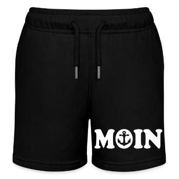 Par Moin - Short de jogging enfant bio Stanley/Stella - noir - Devant