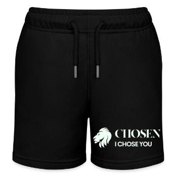 Color logo no background - Kinder Organic Joggingshorts Mini Bolter von Stanley/Stella - Schwarz - Vorne