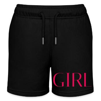 GIRL - Kinder Organic Joggingshorts Mini Bolter von Stanley/Stella - Schwarz - Vorne