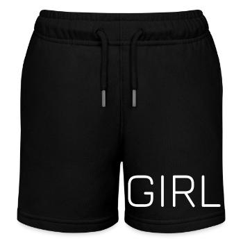 GIRL 2 - Kinder Organic Joggingshorts Mini Bolter von Stanley/Stella - Schwarz - Vorne